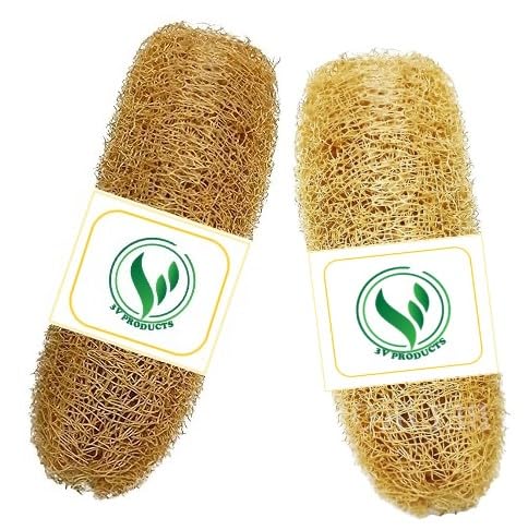 3V PRODUCTS Organic Loofah | Loofah Body Scrubber | Peerkangai Naar | Ridge Ground | Natural Sun Dried | Loufah - for Bath Shower Skin Exfoliation (Pack Of 1)-picture-14