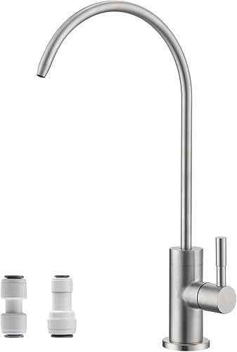 Grifo de agua potable para fregadero de cocina SUS304 Grifo de filtro de agua de acero inoxidable RO Filtración de ósmosis inversa fregadero de