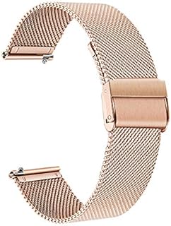 TRUMiRR Ersatz für 36mm Daniel Wellington Armband, 18mm Mesh Gewebte Edelstahl Uhrenarmband Armband für Nokia/Withings Activite/Pop/Steel HR 36mm, Fossil Gen 4 Q Venture HR/Gen 3 Q Venture
