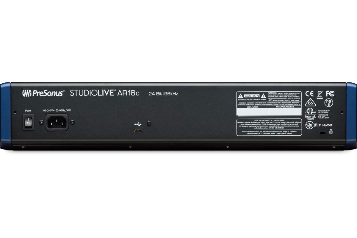 809* PRESONUS StudioLive AR16c ミキサー StudioLive AR16c Analog Mixer – PreSonus
