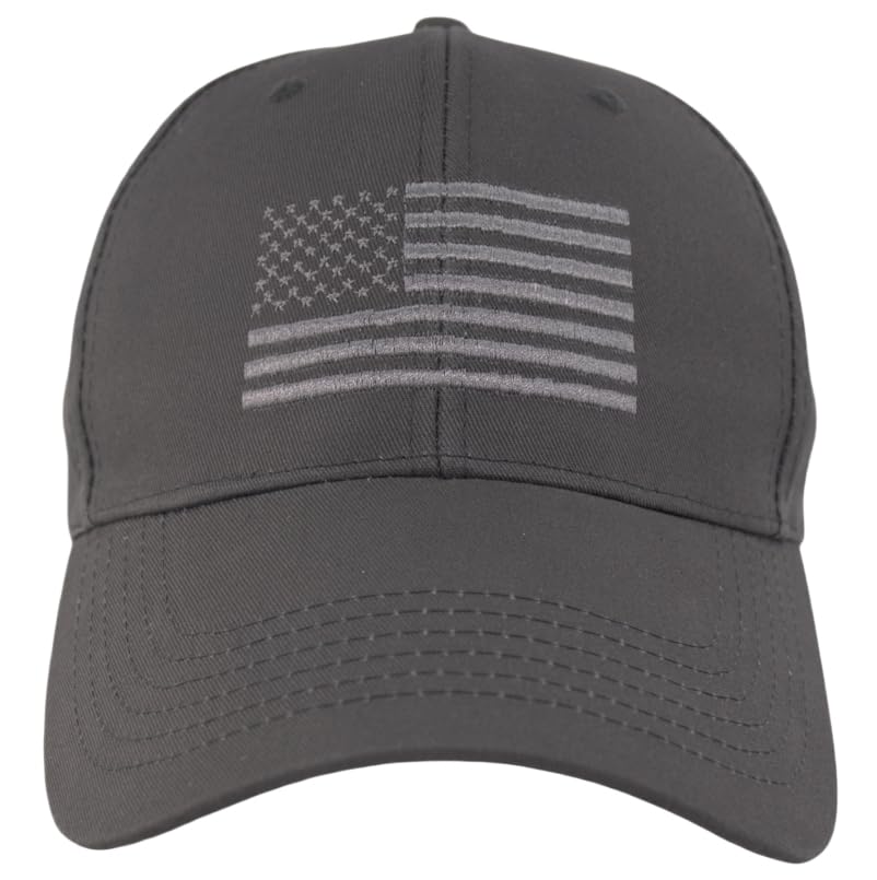 Image of American Flag Baseball Hat - XL, XXL, 3XL Plus /Regular Size Men's Cotton Structured Patriotic Ball Cap