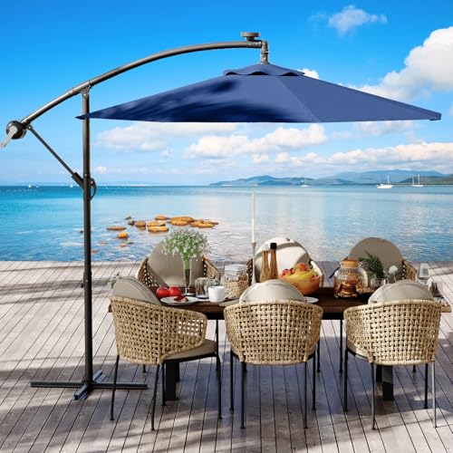 HarmonyHealth 10FT Cantilever Patio Umbrella