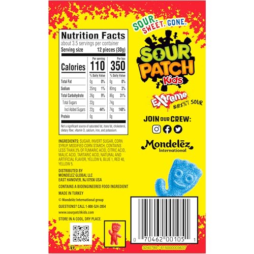 Sour Patch Kids Extreme Theatre USA (99g)