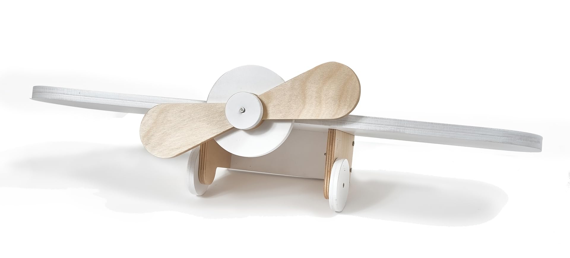 Étagère murale avion en bois pour décorer la chambre de bébé style scandinave
