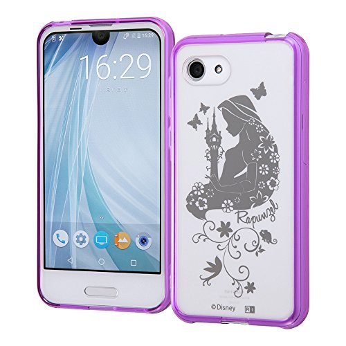 レイ アウト AQUOS R Compact ケース ディズニー/ハイブリッド/ラプンツェル RT-DAQRCOU/RZM