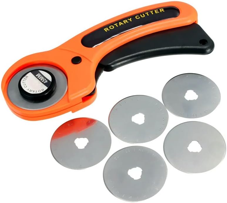45Mm Rotary Cutter For Leather Set Blades For Fabric 28Mm Circular Quilting Cutting Patchwork Cut Tool Quilter Leather Cutter - (Color: 28mm Rotary Cutter)