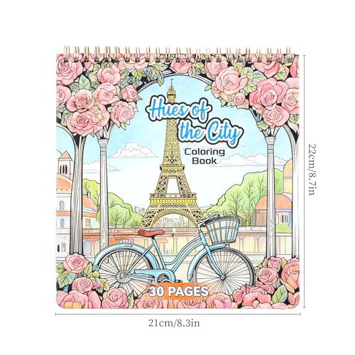 Livre de coloriage pour adulte contre le stress de la ville