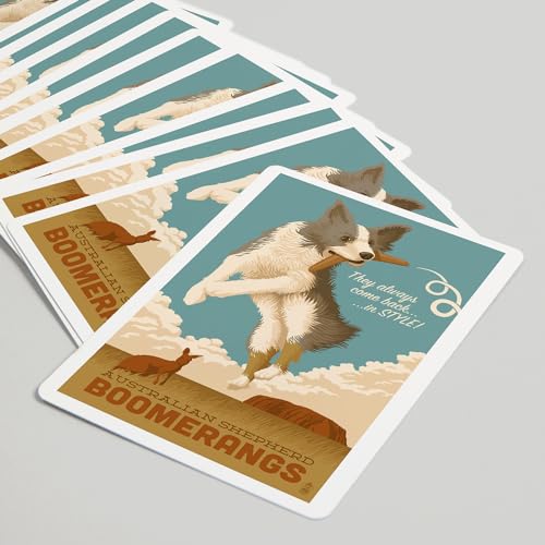 Baraja de Póker Australian Shepherd 52 Cartas miniatura 5