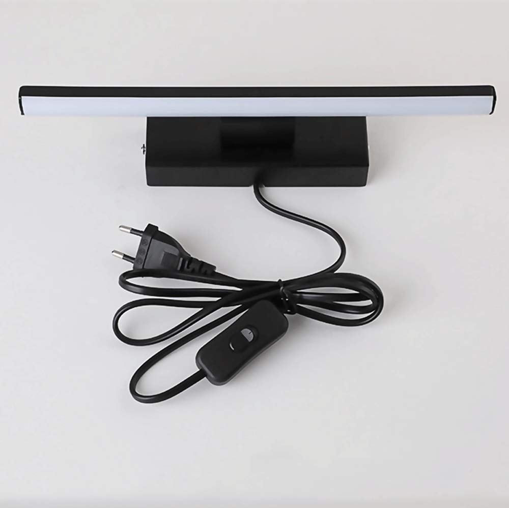 GWJKG Lamp Swivel Strip Light Fixture Aisle Decor Bedroom Living Room Bedside Corridor Exterior Lighting 3000K Black