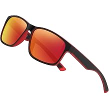 Barcur Square Sunglasses for Men Women, Polarized UV Protection, Trendy Retro Frame, Shades Sun Glasses