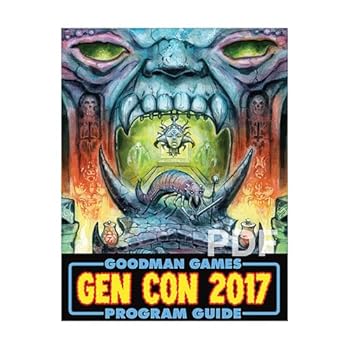 Paperback Gen Con 2017 Program Guide Book