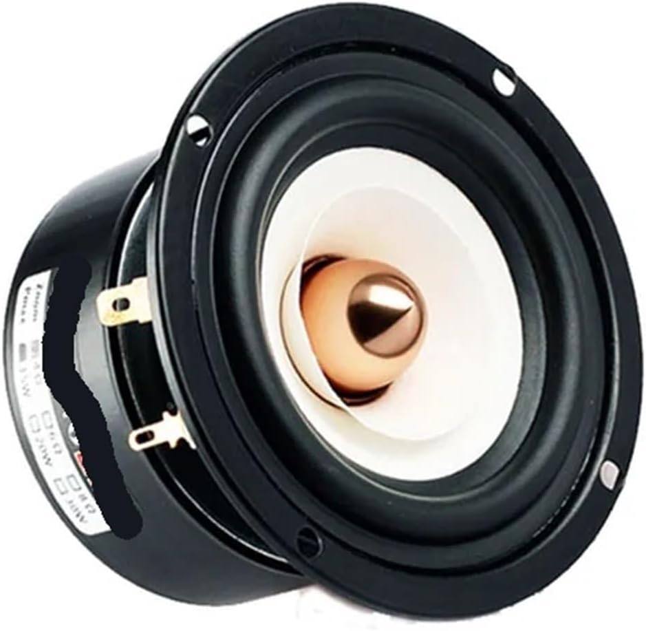 1Pcs 3 Inch Audio Portable Speakers 4 Ohm 8 Ohm 15W Full Range HiFi(Round,4 Ohm 15W)