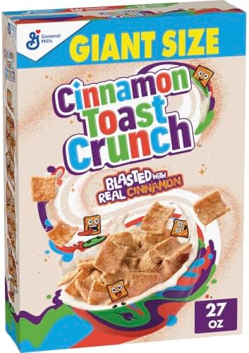 Cinnamon Toast Crunch Breakfast Cereal, Giant Size, 27 oz