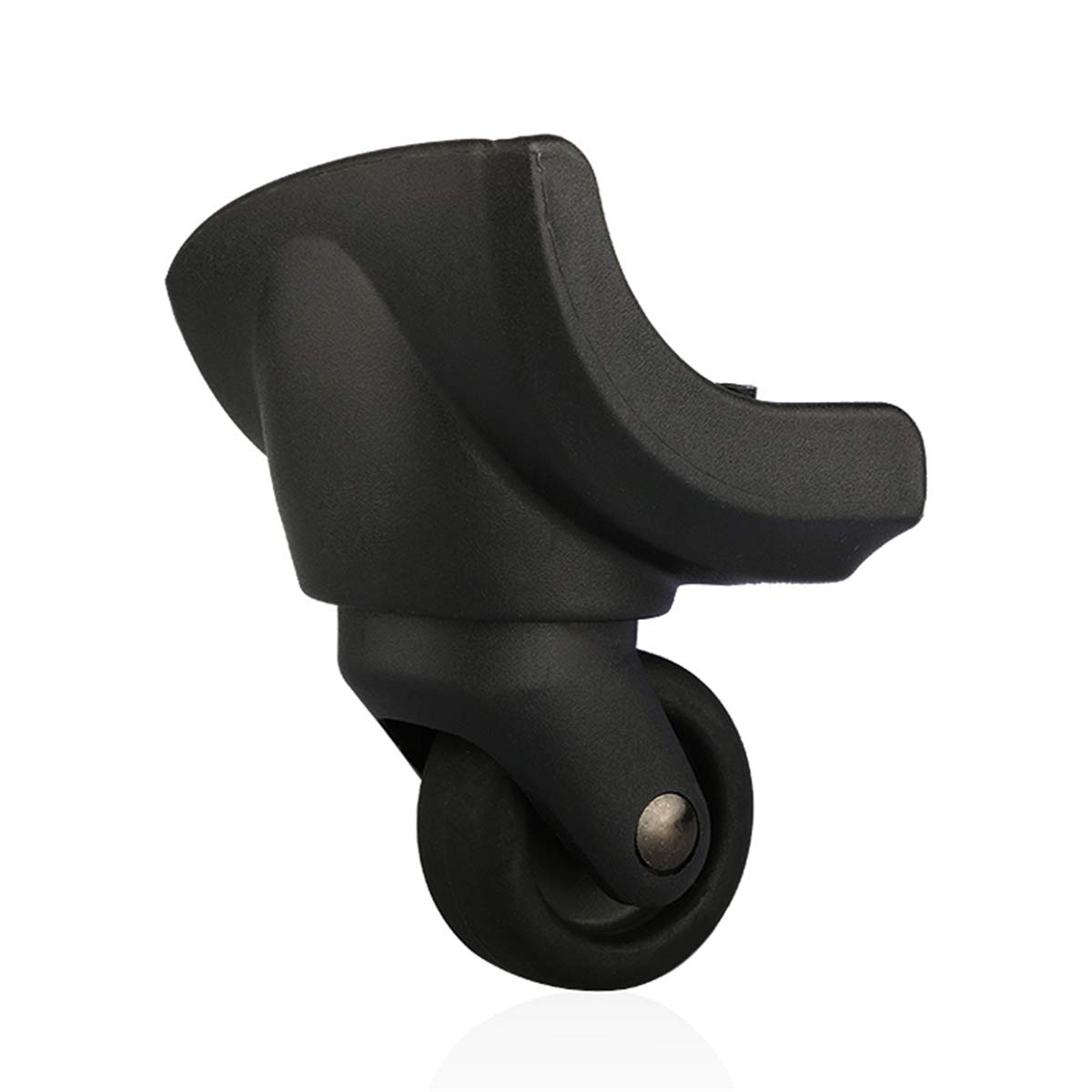 Recambio Ruedas Maletas, Maleta giratoria de 459 Grados con Ruedas silenciosas de Repuesto, Paquete de 2, Color Negro