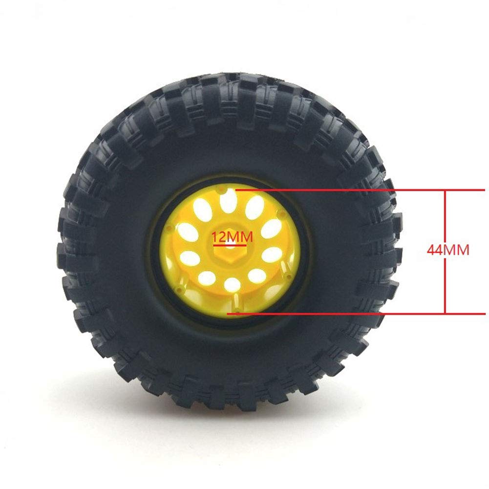 Amazon | LAFEINA 118mm RCクローラータイヤとホイールセット 1.9