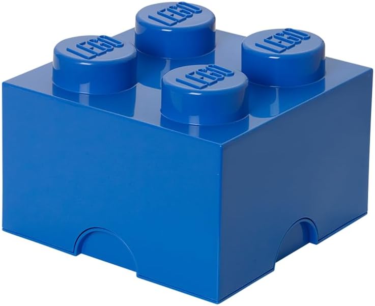 Lego 4003 Storage Brick 4 Medium Blue