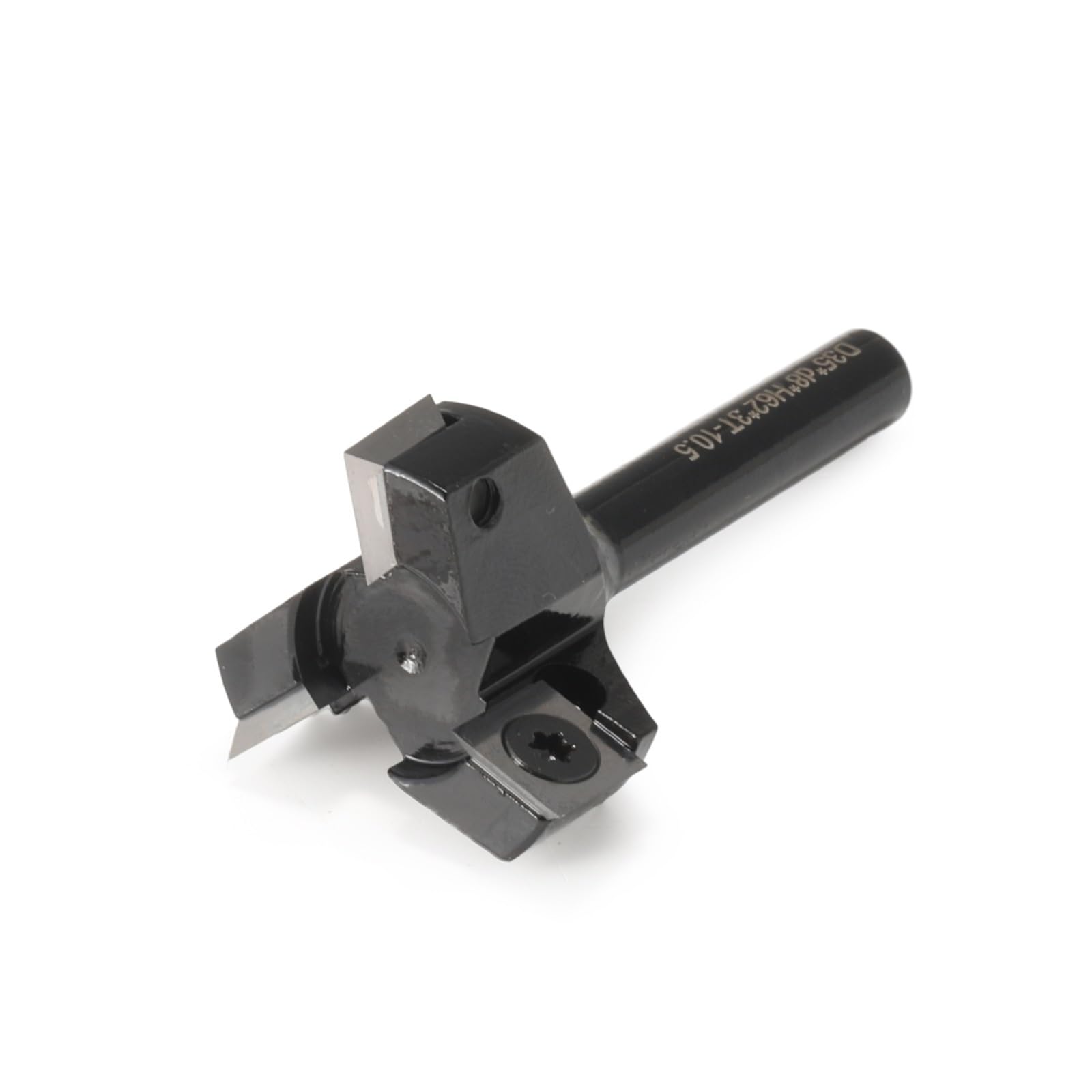 Fresa for fresatura con rompitruciolo a 3 taglienti e pulizia inferiore con gambo da 8 mm/12 mm/1-2" e inserti sostituibili(S12.7*D61*H65-3T)