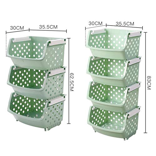 Chariot de cuisine à roulettes multi-usage étagère de rangement pour maison - 3