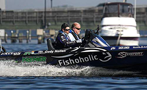 Fishoholic UPF50+ Fingerless Fishing Gloves - Sticky Grip Sun Protection Glove - Kayaking Paddling or Rowing