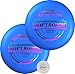 Discraft Soft Roach 2-Pack | Matching Blue Putters - Varied Foils - 170-172g, Consistent Weight and Performance