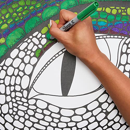 Sharpie 37675Pp Permanent Markers Ultra Fine Point Assorted Colors 5/Set #TOP4