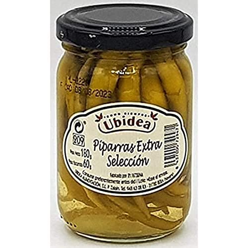 Piparras extra selección Ubidea, 180 gramos