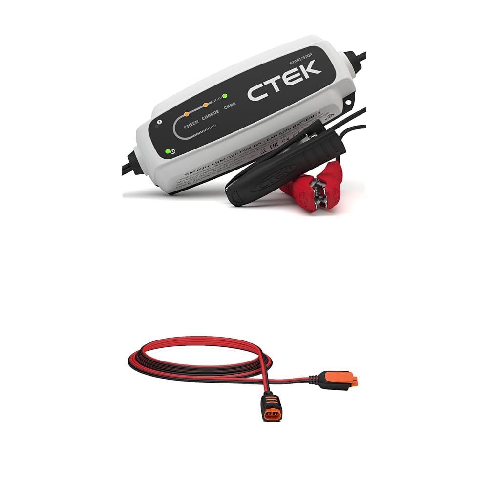 CTEK Bundle CT5 Start/Stop & CTX Connect Extension 2.5M