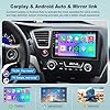 8 Core 6GB+128GB Car Radio for Honda Civic 2013-2017(Only US Version),9 Inch QLED Screen Civic Stereo with Carplay&Android Auto,WiFi,GPS Navigation,Bluetooth5.0,FM&AM Radio
