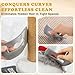 2 Pcs Static Pet Hair Removal Gloves,electrostatic Pet Hair Remover, Reusable Double Sided Cat Dog Grooming Gloves Tool for Couch,Furniture, Carpet, Car Seat