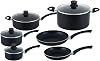 Hell's Kitchen 10 Piece Ultimate Cookware Set - Pots and Pans - 10 Piece Cookware Set - Nonstick Cookware Set