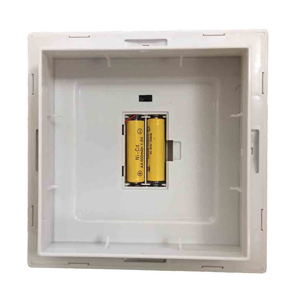 FC Design Silver Ultra Bright Solar Post Cap Light 2 SMD LED Fit 4x4