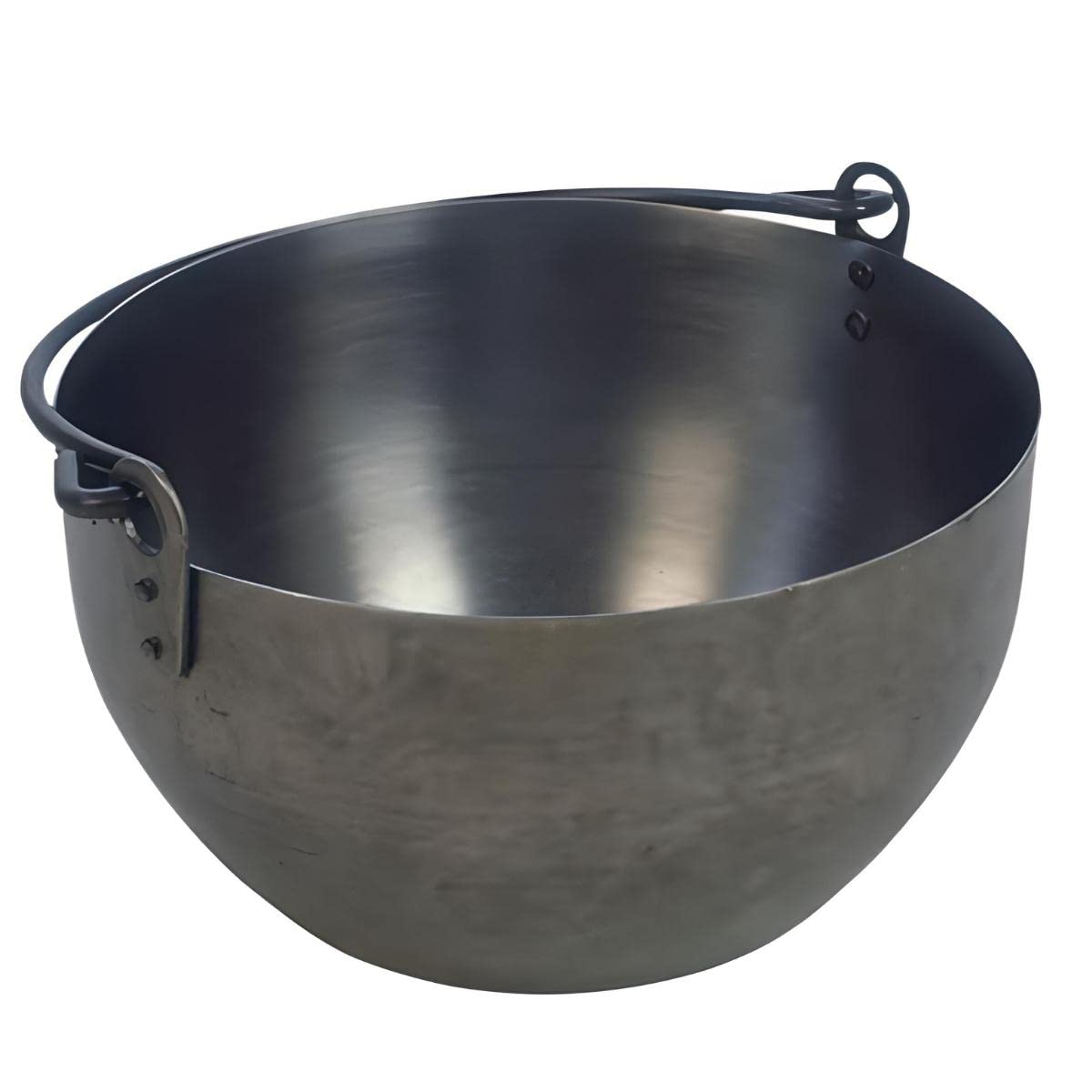 Chaudron marmite de cuisson en Acier Inoxydable coloris Gris - 45 x 23 cm