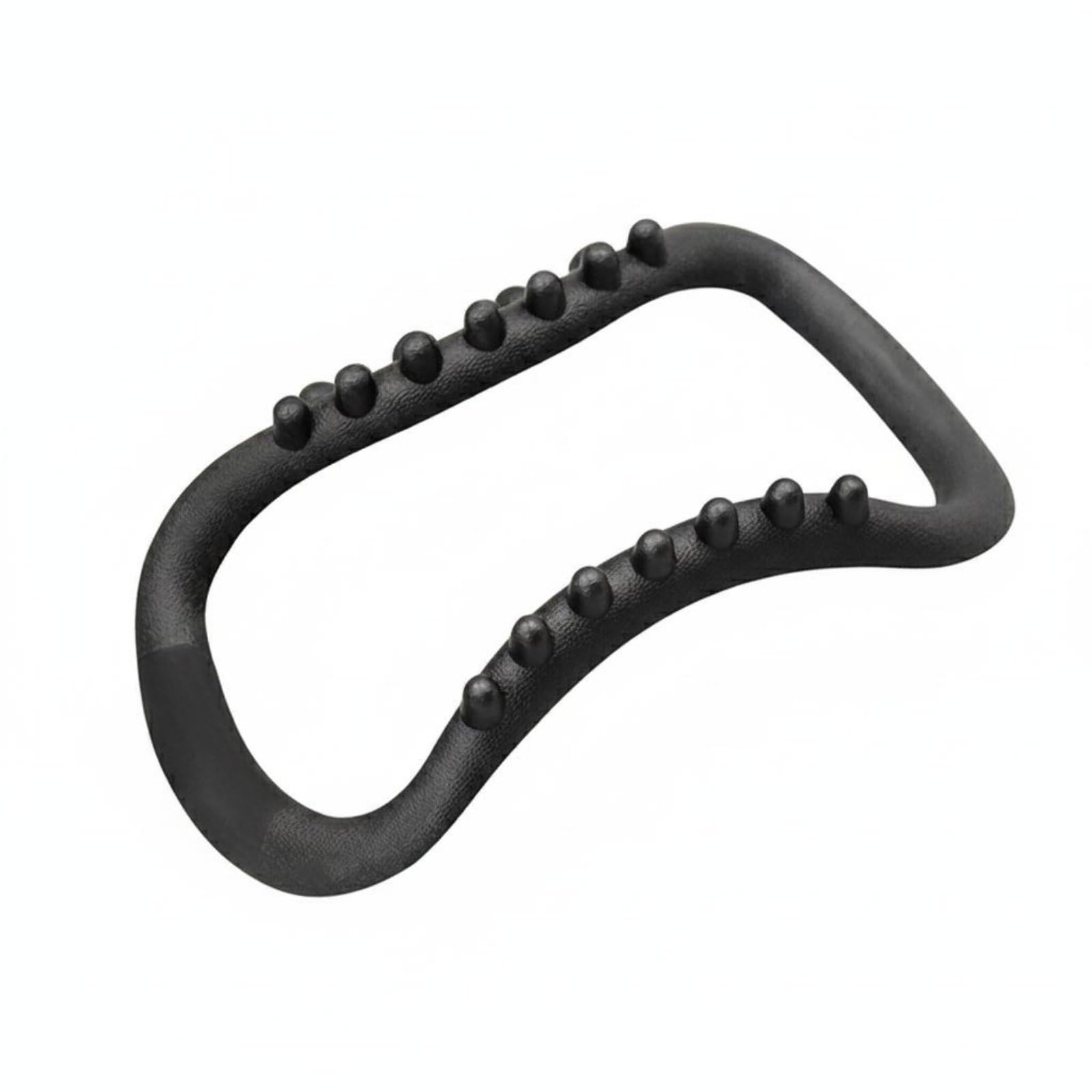 Multi-Functional Pilates Circle Ergonomic Design 8 Exercise Loop Back Opening Stretcher for Athletes, Office Workers, Home Gym, Workout Recovery, Black | Rings Yoga & Fitness,-image-45