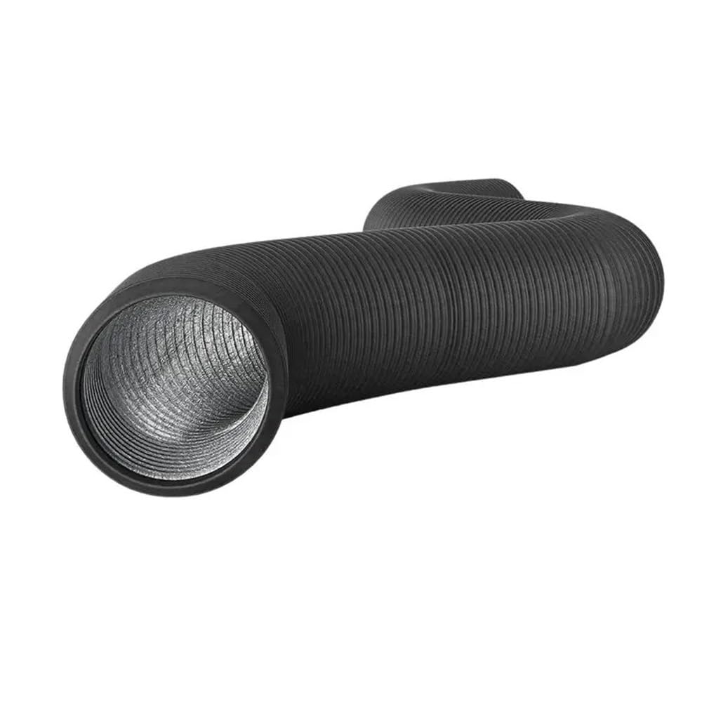 Conduit Flexible en Aluminium de 4/6 Pouces, Tuyau d'aération de sécheuse de 10/16 Pieds, Tube d'aération de sécheuse Robuste à 4 Couches, Tube en PVC pour Ventilation (100 mm x 5 m)