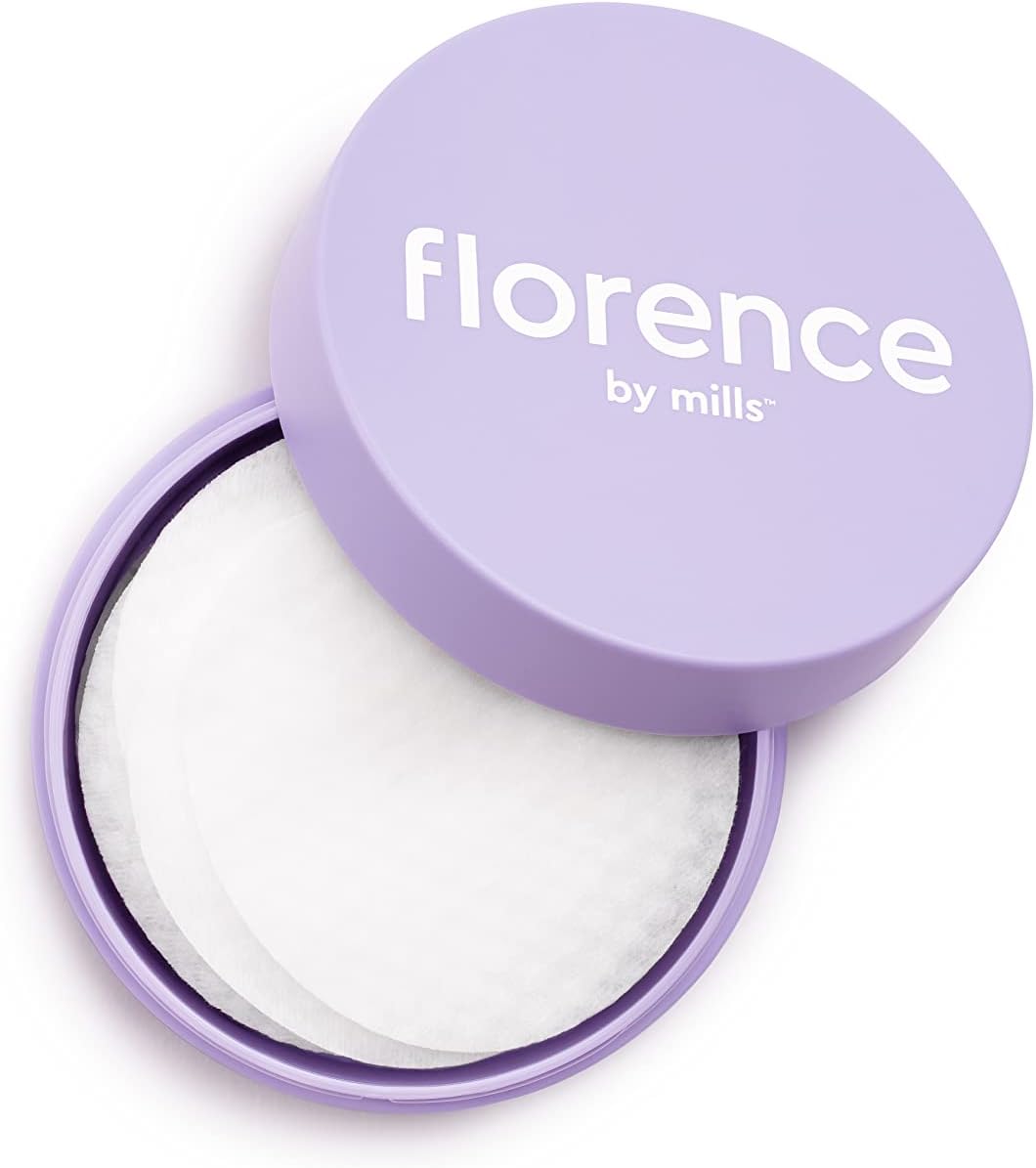 florence by mills One Swipe Glow Wipe Treatment Pads, 30 Count/15 Pairs, 30 pads