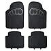 Produktbild eSituro Universal Auto Fußmatten Automatten Gummimatten Schwarz SCM0101