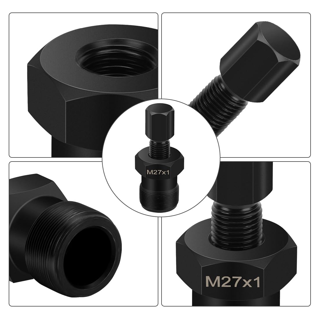 M27 x1.0 Extracteur de Volant d'inertie pour Yama-ha Banshee 350 Blaster 200 1987-2006 Honda ATC70 ATC110 ATC185S ATC250R CR125R CR250R CR500R CRF50F FL250 TRX250R XR100R 1973-2007 Arrache Volant 27mm