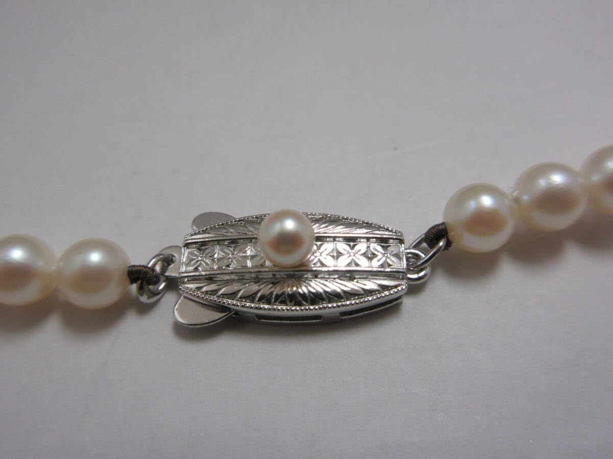 Amazon.co.jp: MIKIMOTO ミキモト パール ネックレス 留具SIL刻印 