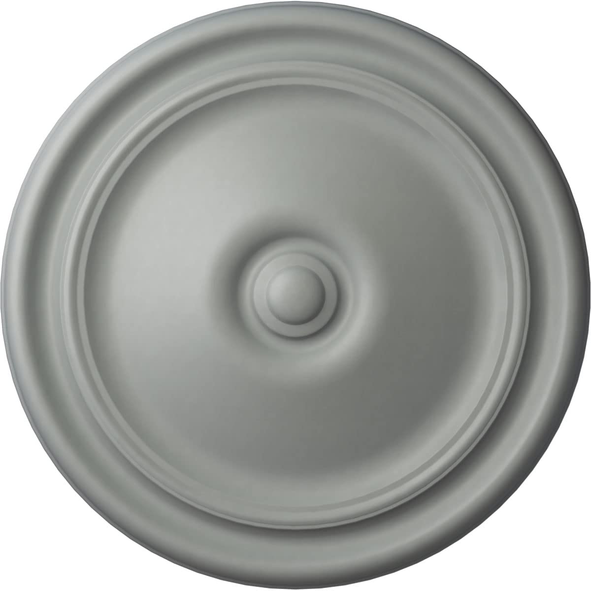 Ekena Millwork CM12RE Reece Ceiling Medallion, 12"OD x 1 3/4"P (Fits Canopies up to 2 3/8"), Factory Primed