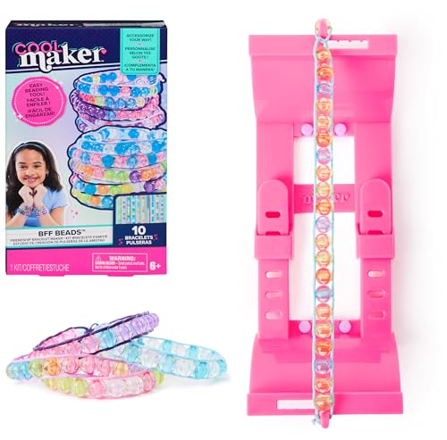 Cool MAKER, Estudio de creación de Pulseras de la Amistad BFF Beads, más de 230 Cuentas, Sirve para Hacer 10 Pulseras, Kit de Manualidades, Juguetes para niñas a Partir de 6 años