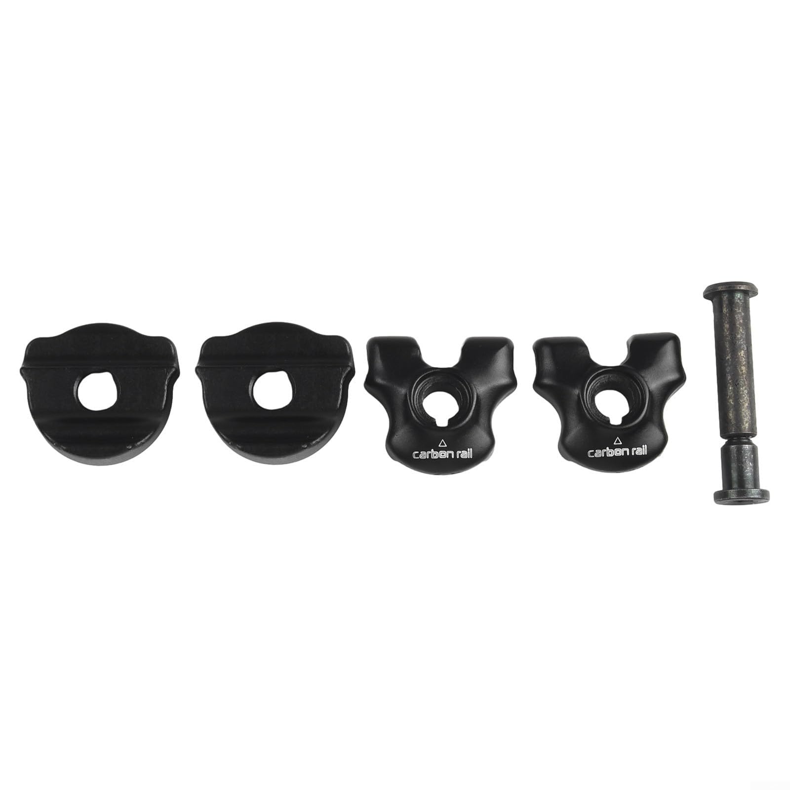 Morsetto per sellino per bicicletta, in metallo, per guide in carbonio, 7 x 9/7 x 7 mm, in acciaio, colore nero (7 x 9 mm)