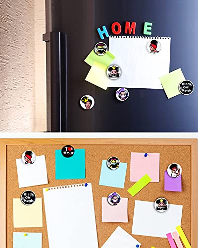 12 Pack Black Girl Magic Refrigerator Magnets-Funny Refrigerator Magnets-Whiteboard Decoration Magnet-Locker Magnets Cute Refrigerator Magnet, Kitchen Classroom And Office #TOP2