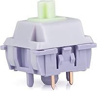 EPOMAKER Wisteria 39gf Linear Switches: Pre-Lubed 5-Pin Creamy MX Compatible, POM PTFE Stem, 30 Pack for Smooth Gaming Keyboards