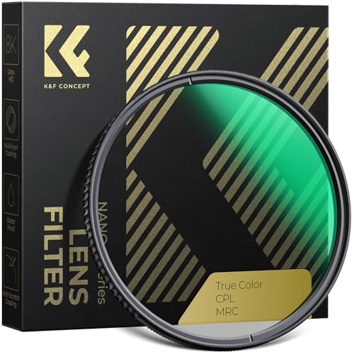 K&F CONCEPT 72mm True Color Polarizing Filter Circular Polarizing CPL, Ultra Definition, 28 Layer...