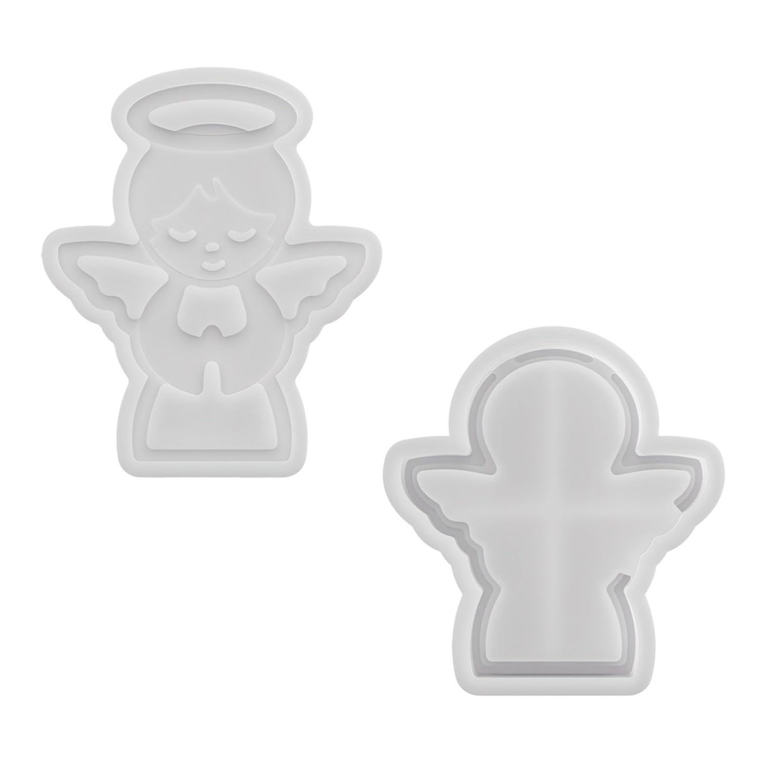 JTQYFI Artisanal Angelic Statue Silicone Casting Sturdy Easy Releases for Cement Resin Creation Silicone Angelic Figurine