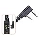 Baofeng 2-pin offenes/halbes Motorradhelm-Headset, Kopfhörer, Mikrofon, Freisprech-Headset Kenwood/WouXun/PuXing Linton, Retevis, Zwei-Wege-Radio, Walkie-Talkie-Transceiver, Schwarz
