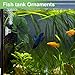 CAPASTEC Betta Fish Leaf, Natural Habitat Simulation for Betta Spawnings Grounds, Betta Spawnings Leaves, Resting Bed, Double Leaves, Green