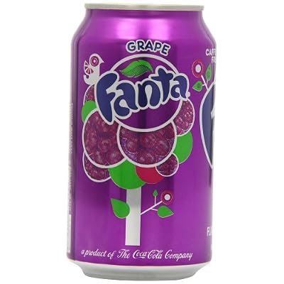 Fanta Grape Soda Can 355 ml (Pack of 12)
