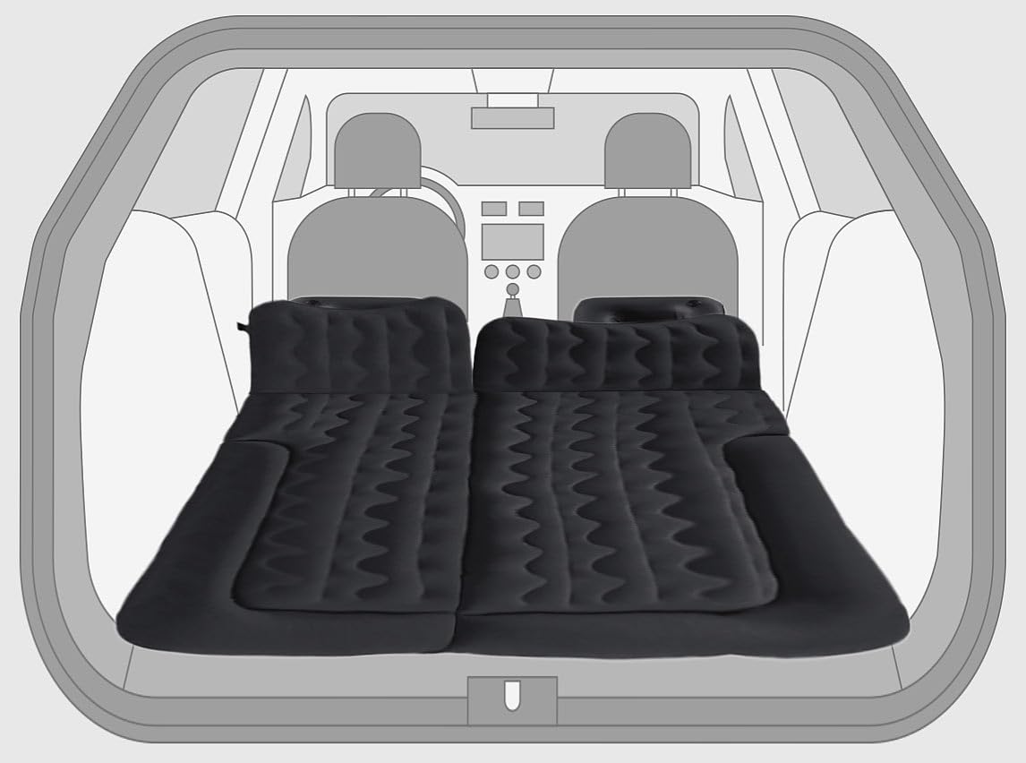 Matelas De Camping Pliable Pour Voiture ONTYZZ - 130x43 Cm, Extension Siège Arrière, Pour SUV, Dormant En Voiture