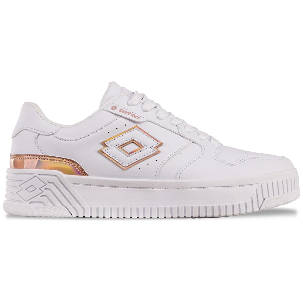 Lotto Women's Trainers, White/Copper, 36 EU, White Copper, 4 UK